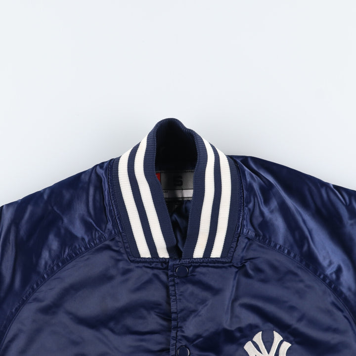 00'S Nike NIKE TEAM MLB New York Yankees Nylon Stadium Jacket Award Jacket Men's S Nylon navy blue type Vintage Second Hand