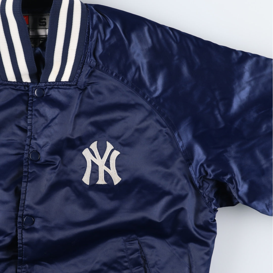 00'S Nike NIKE TEAM MLB New York Yankees Nylon Stadium Jacket Award Jacket Men's S Nylon navy blue type Vintage Second Hand
