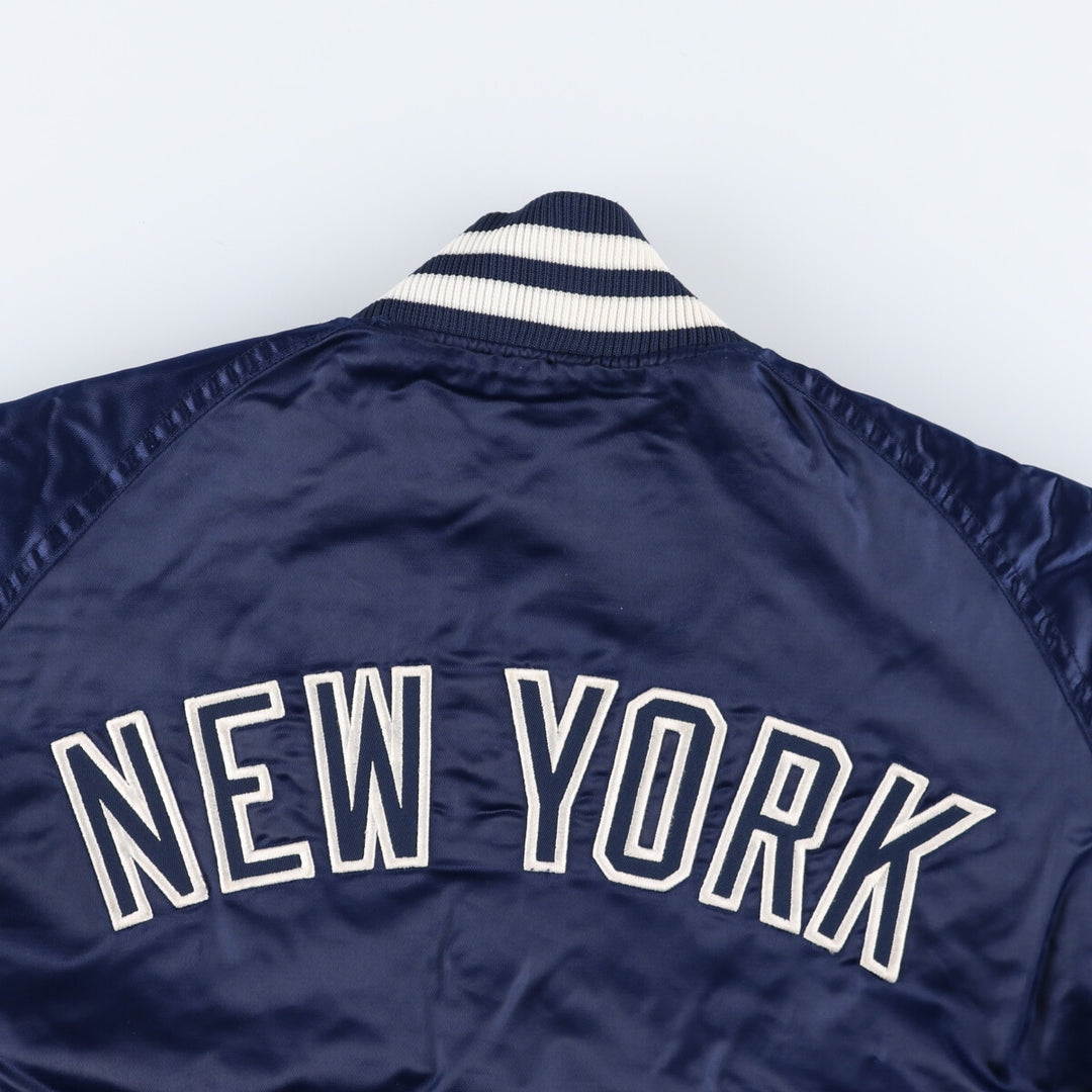 00'S Nike NIKE TEAM MLB New York Yankees Nylon Stadium Jacket Award Jacket Men's S Nylon navy blue type Vintage Second Hand