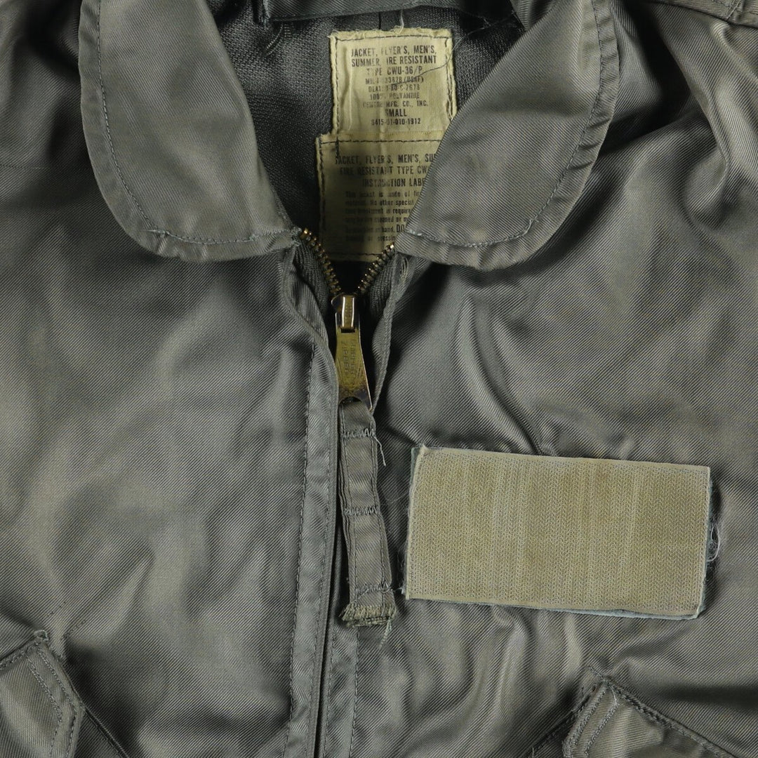 Authentic US military item, 1980'S CWU-36/P military flight jacket, made in USA, small, men's size S, vintage /evb008575