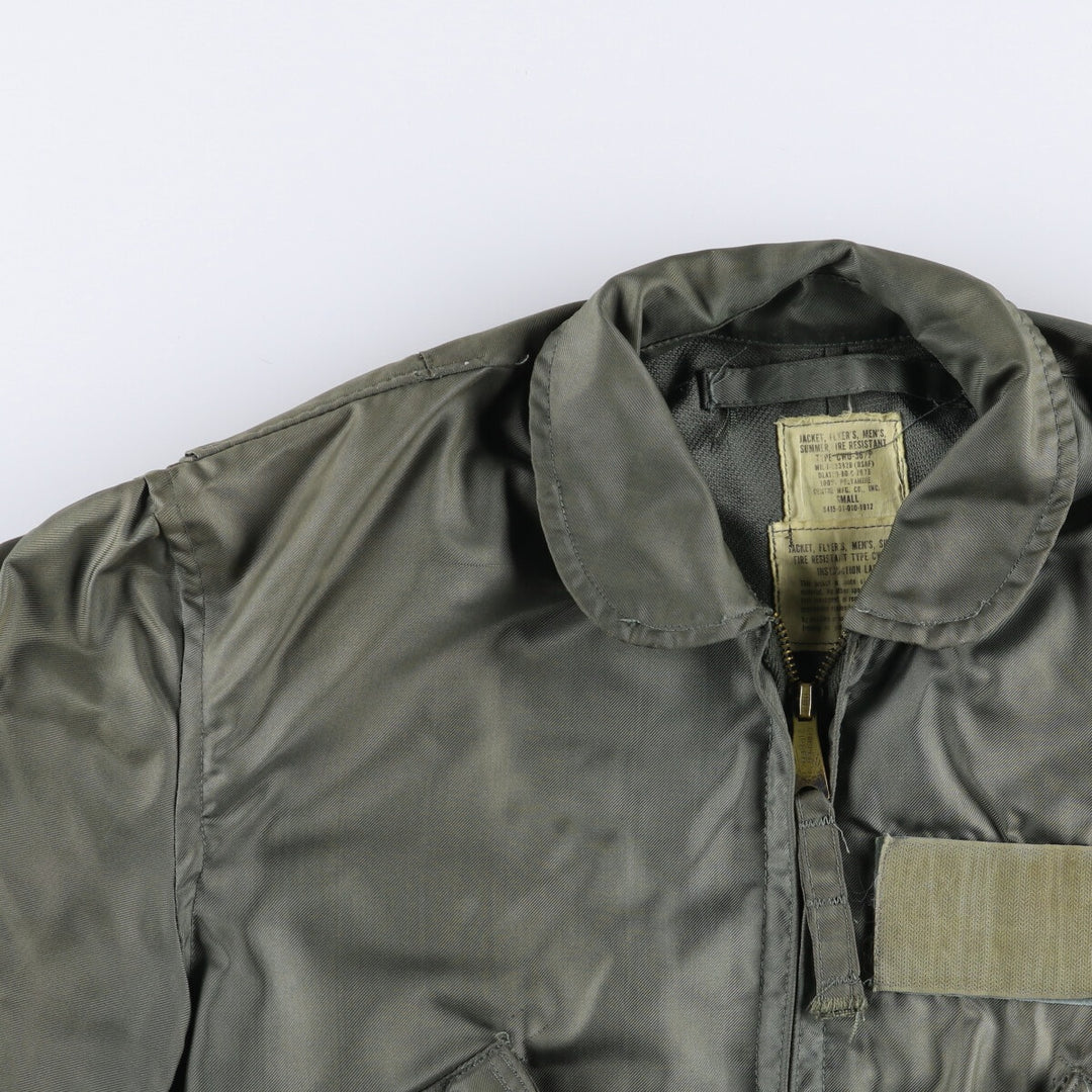 Authentic US military item, 1980'S CWU-36/P military flight jacket, made in USA, small, men's size S, vintage /evb008575