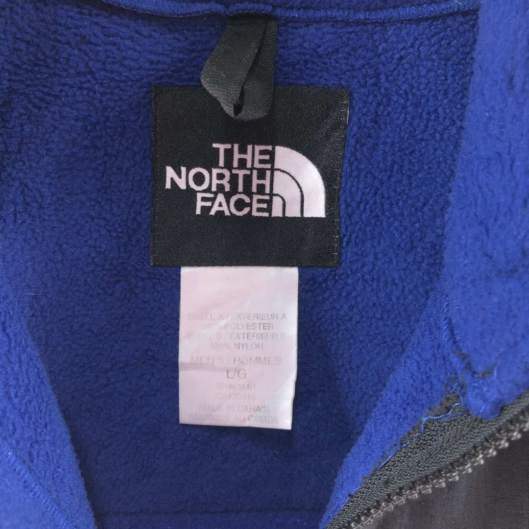 90s~00'S THE NORTH FACE Denali Jacket Nylon x Fleece Jacket Made in Canada Men's L size /evb008587