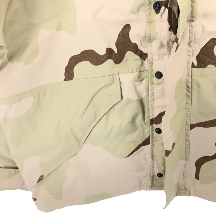 Genuine US military item, 00'S camouflage Pattern 3C desert camo ECWCS 1st GEN late model military Gore-Tex parka, made in USA, men's M equivalent /evb008597