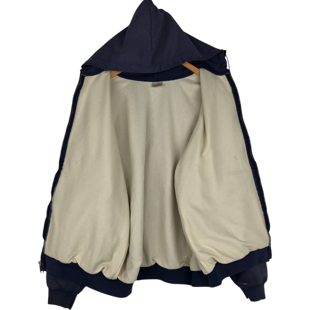 Carhartt Sweat Full Zip Hoodie Men's XXL unclear Purple type blue-purple Vintage Second Hand