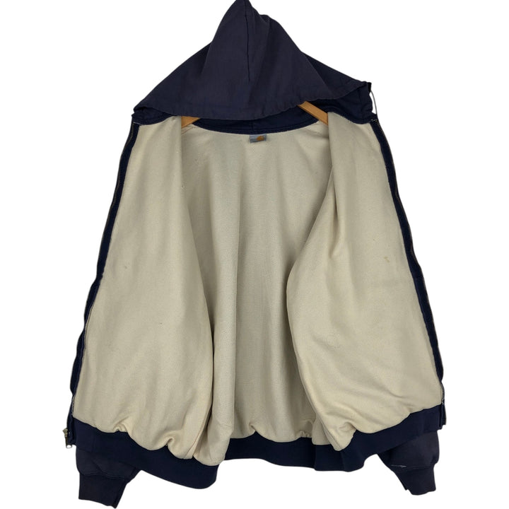 Carhartt Sweat Full Zip Hoodie Men's XXL unclear Purple type blue-purple Vintage Second Hand