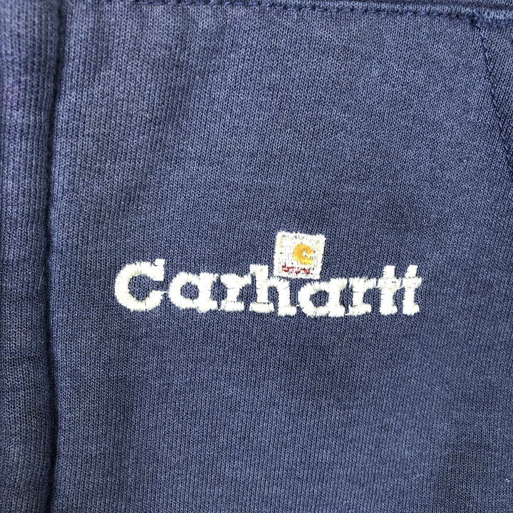 Carhartt Sweat Full Zip Hoodie Men's XXL unclear Purple type blue-purple Vintage Second Hand