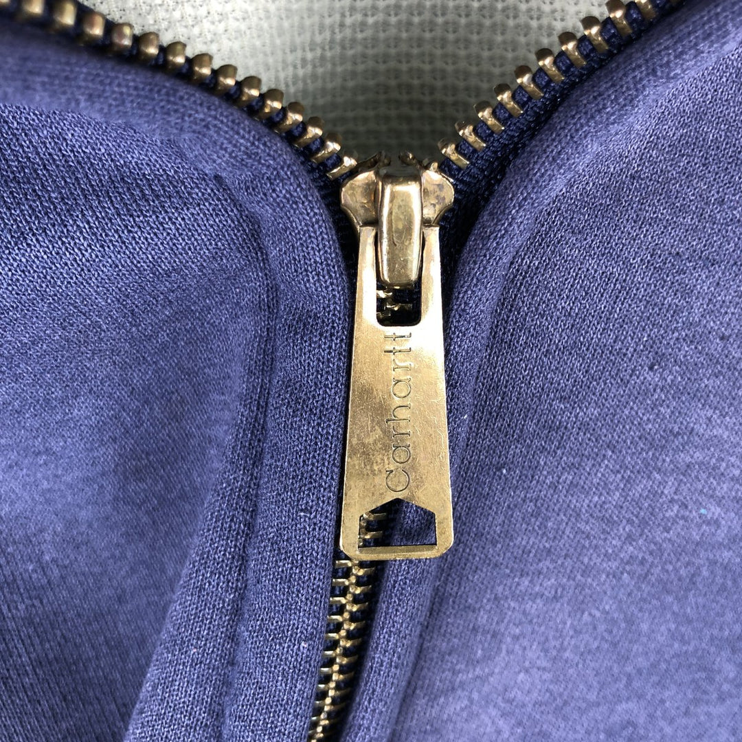 Carhartt Sweat Full Zip Hoodie Men's XXL unclear Purple type blue-purple Vintage Second Hand