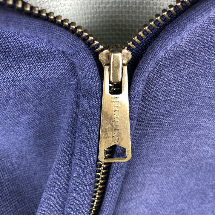Carhartt Sweat Full Zip Hoodie Men's XXL unclear Purple type blue-purple Vintage Second Hand