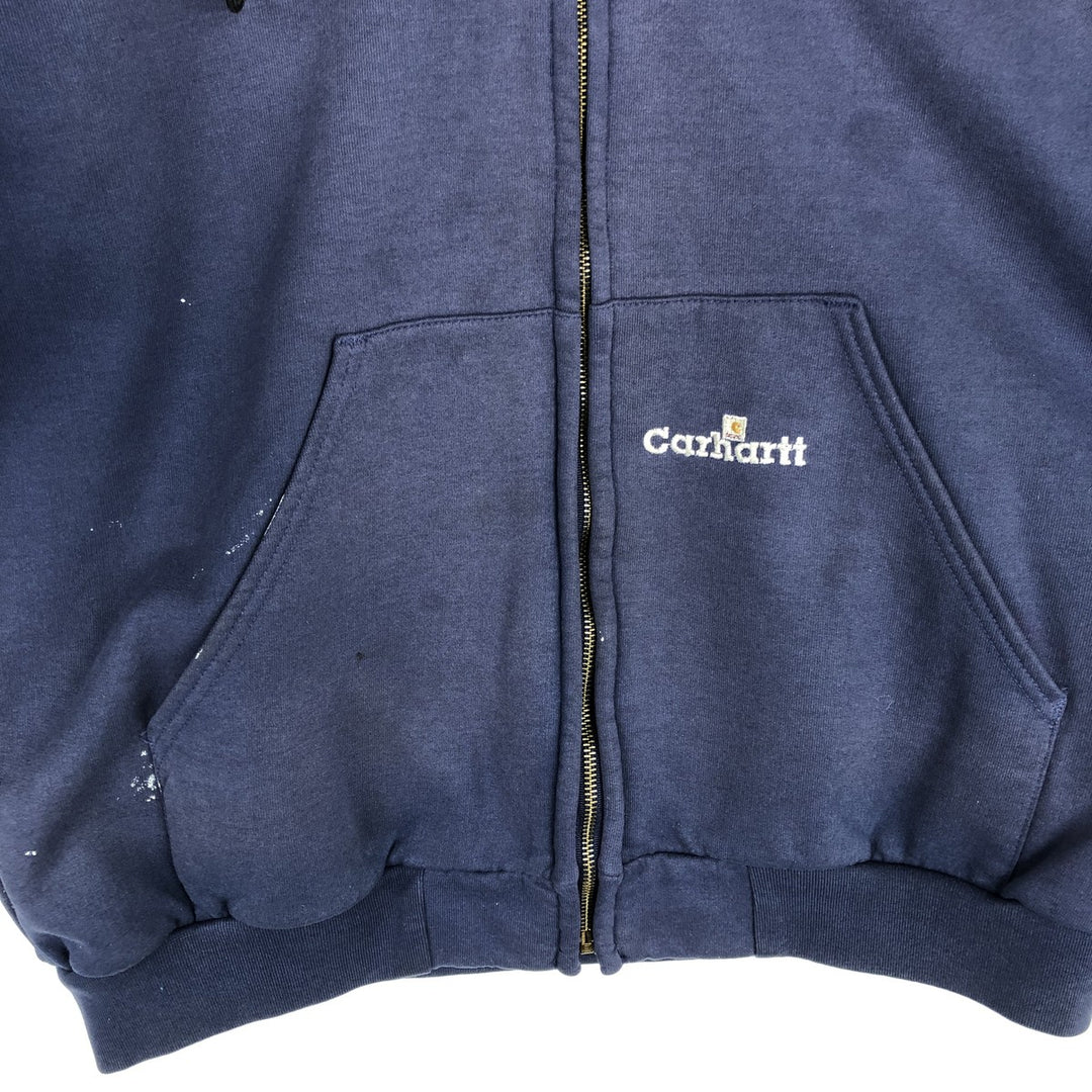 Carhartt Sweat Full Zip Hoodie Men's XXL unclear Purple type blue-purple Vintage Second Hand