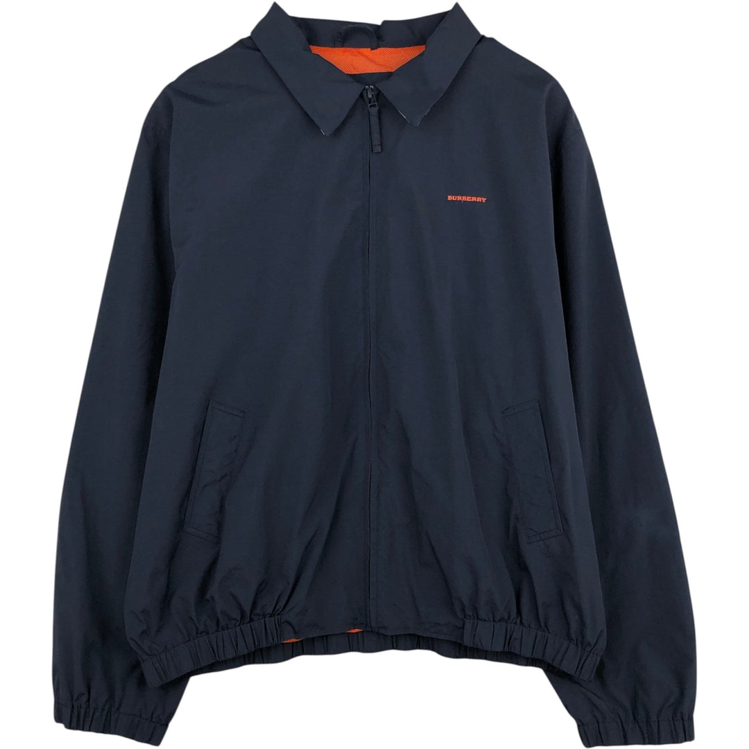 Burberry's BURBERRY LONDON Swing Top Sport Jacket, Men's XL (approx.) Nylon Navy blue Vintage Second Hand
