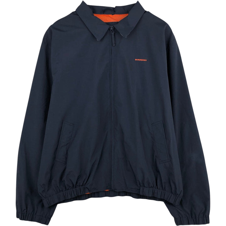 Burberry's BURBERRY LONDON Swing Top Sport Jacket, Men's XL (approx.) Nylon Navy blue Vintage Second Hand