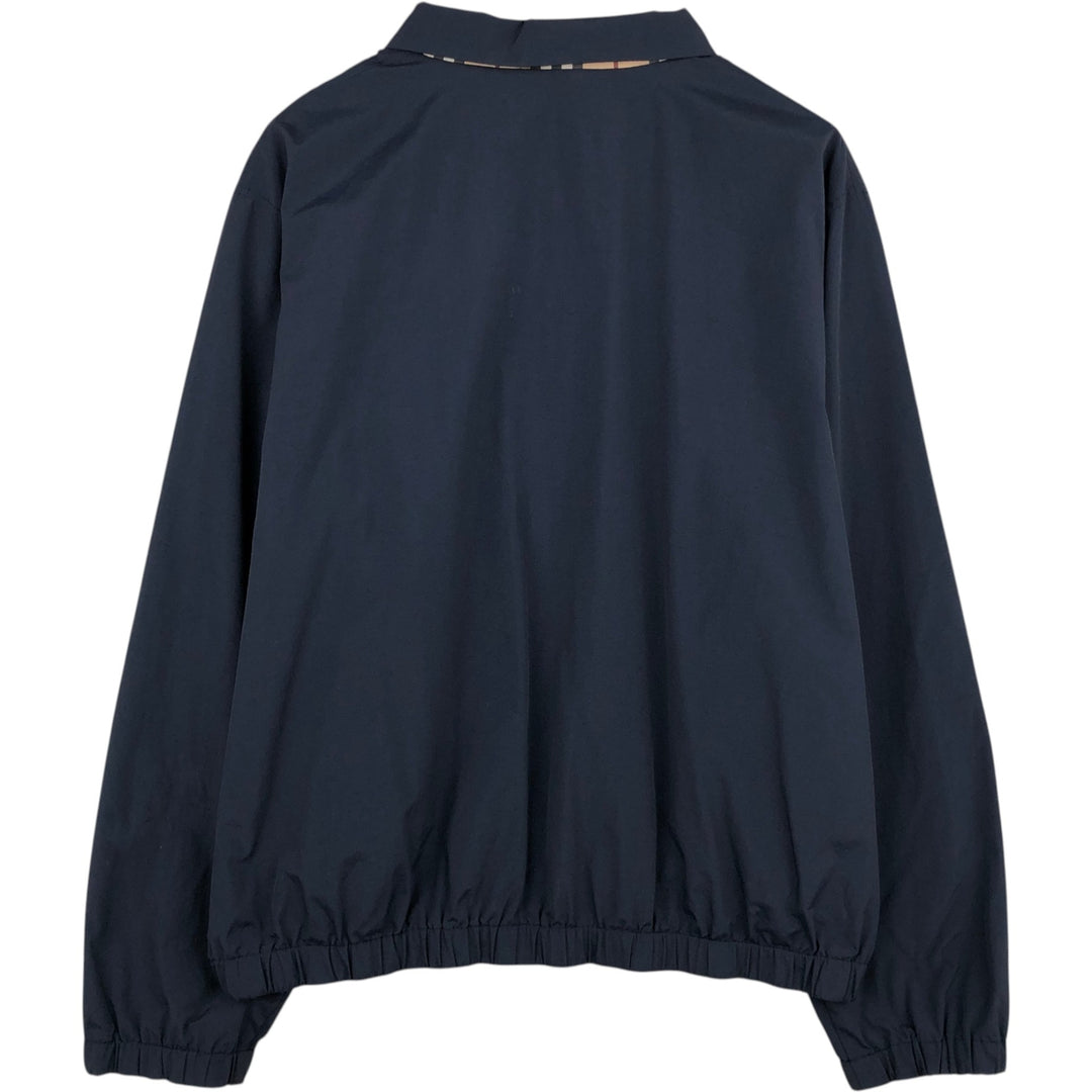 Burberry's BURBERRY LONDON Swing Top Sport Jacket, Men's XL (approx.) Nylon Navy blue Vintage Second Hand