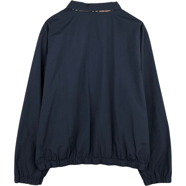 Burberry's BURBERRY LONDON Swing Top Sport Jacket, Men's XL (approx.) Nylon Navy blue Vintage Second Hand