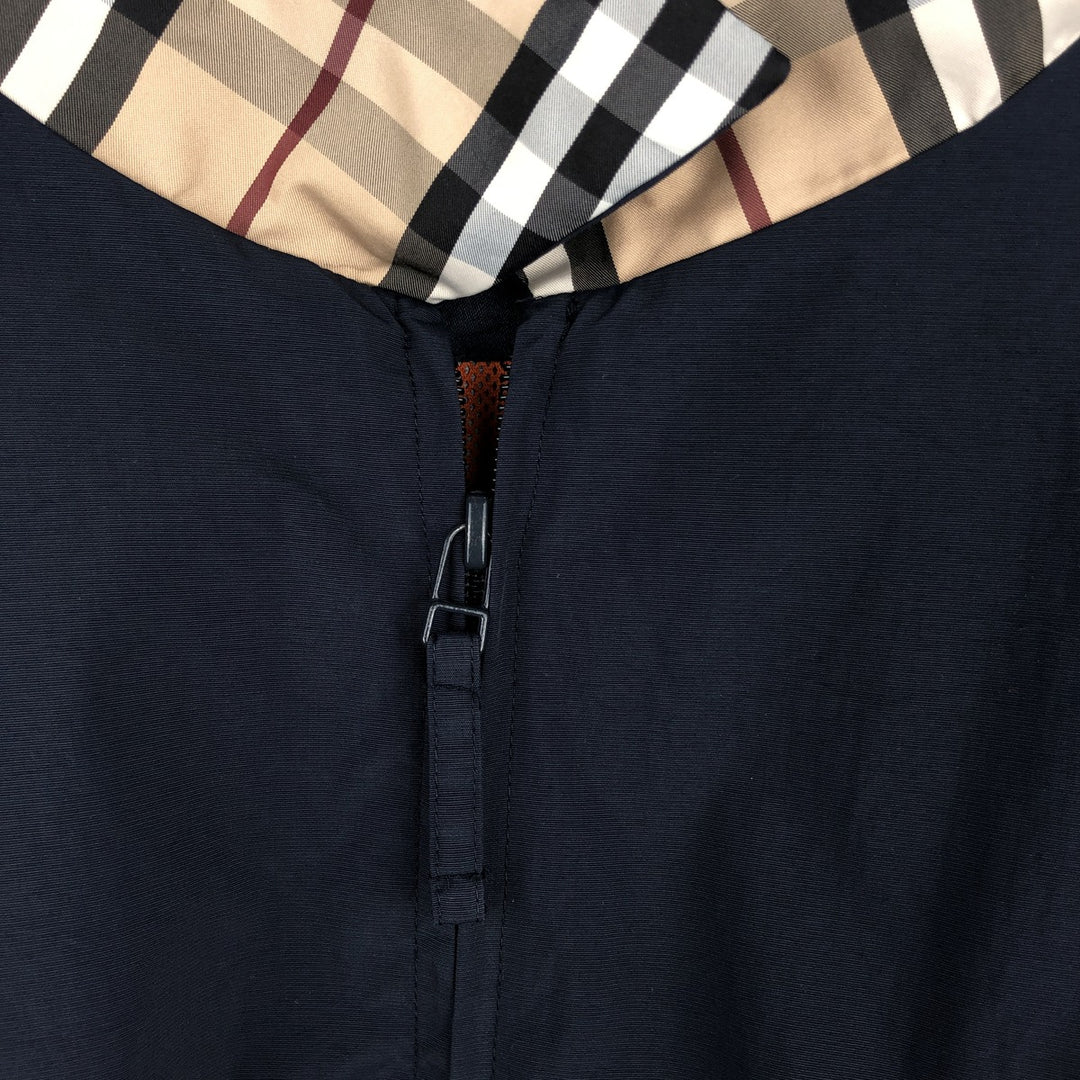 Burberry's BURBERRY LONDON Swing Top Sport Jacket, Men's XL (approx.) Nylon Navy blue Vintage Second Hand