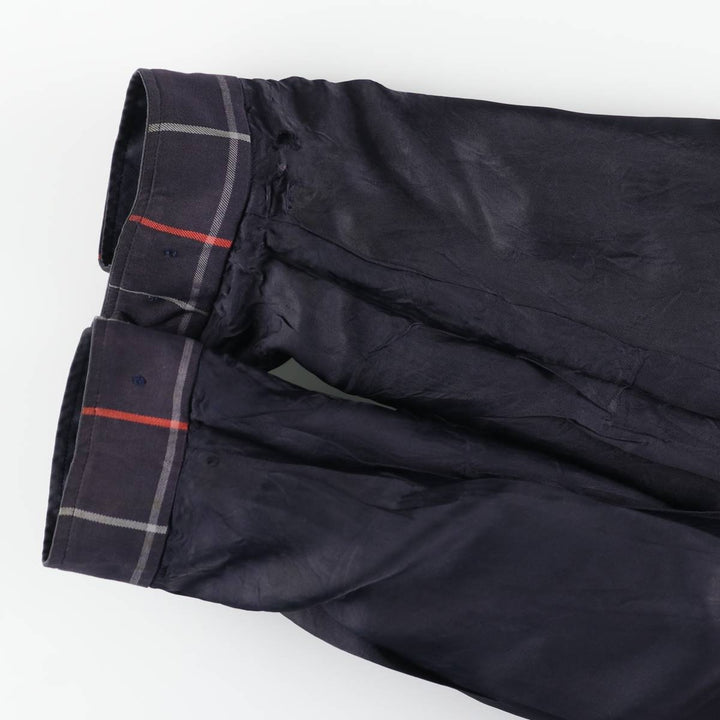 Burberry's Swing Top Sports Jacket, Made in England, Men's Size XL cotton navy blue type Vintage Second Hand