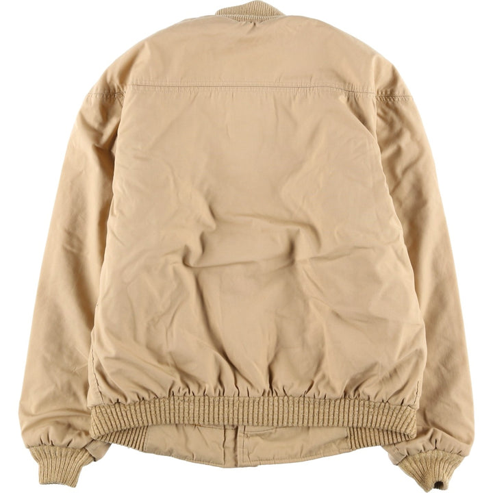 70s-80'S Catalina Varsity Derby Jacket, Cup Shoulder Jacket, Made in USA, Men's XL equivalent, Vintage unclear Beige type Vintage Second Hand