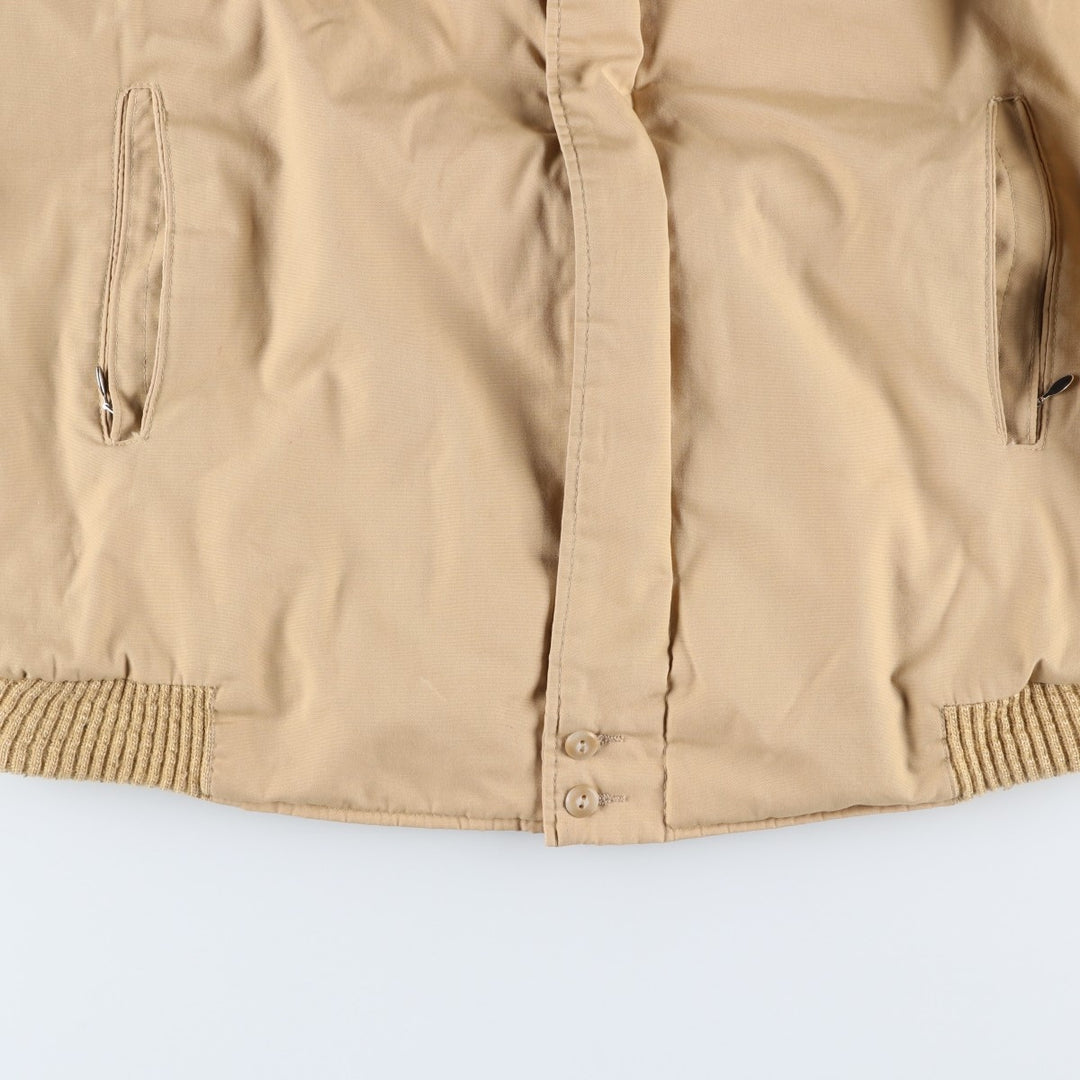 70s-80'S Catalina Varsity Derby Jacket, Cup Shoulder Jacket, Made in USA, Men's XL equivalent, Vintage unclear Beige type Vintage Second Hand