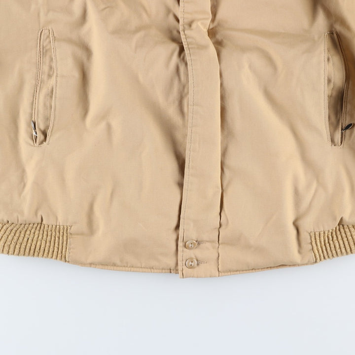 70s-80'S Catalina Varsity Derby Jacket, Cup Shoulder Jacket, Made in USA, Men's XL equivalent, Vintage unclear Beige type Vintage Second Hand
