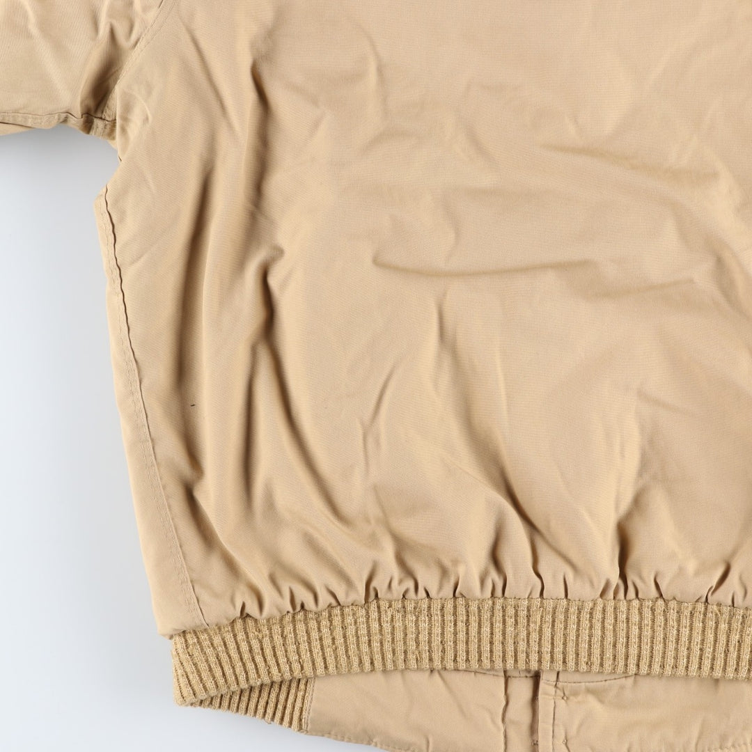 70s-80'S Catalina Varsity Derby Jacket, Cup Shoulder Jacket, Made in USA, Men's XL equivalent, Vintage unclear Beige type Vintage Second Hand