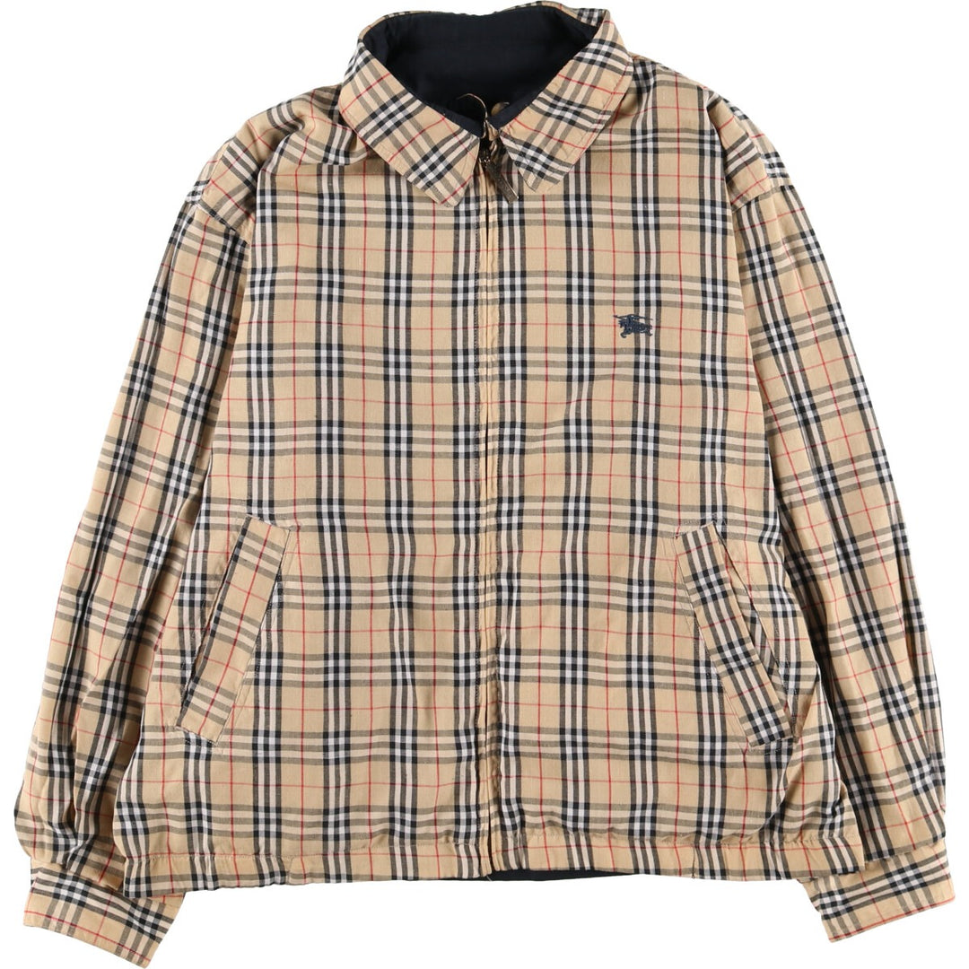 Burberry's BURBERRY LONDON Check Pattern Reversible Swing Top Sports Jacket Men's L size /evb008719