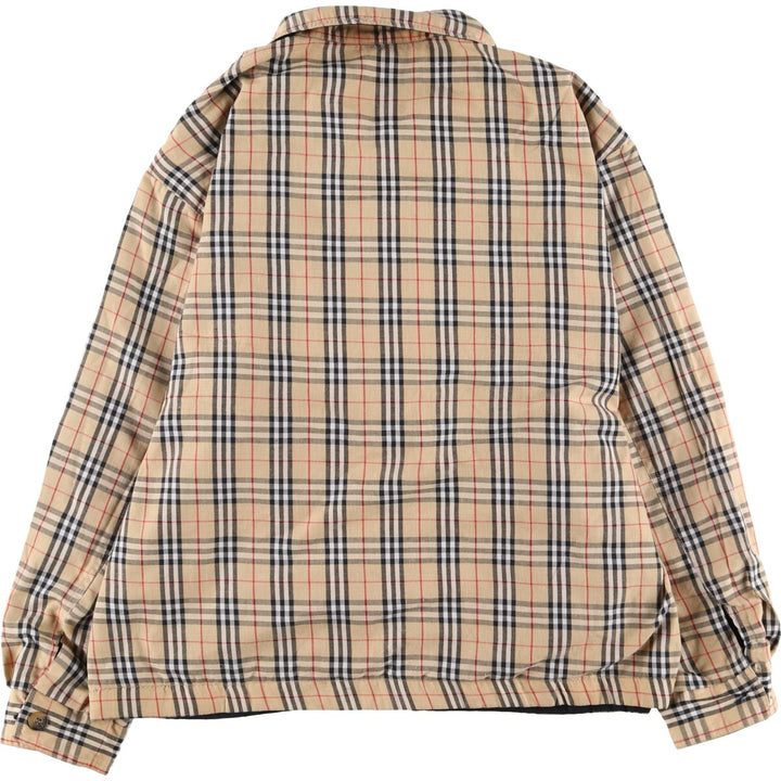 Burberry's BURBERRY LONDON Check Pattern Reversible Swing Top Sports Jacket Men's L size /evb008719