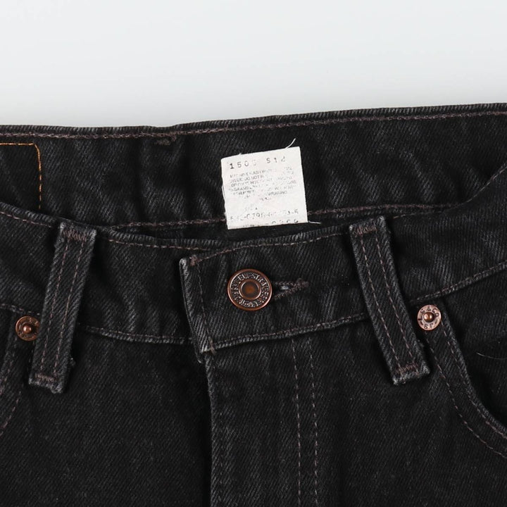 90'S Levi's 560 LOOSE FIT TAPERED LEG Black Denim Tapered Denim Pants Made in USA Men's W31 Vintage /evb008739