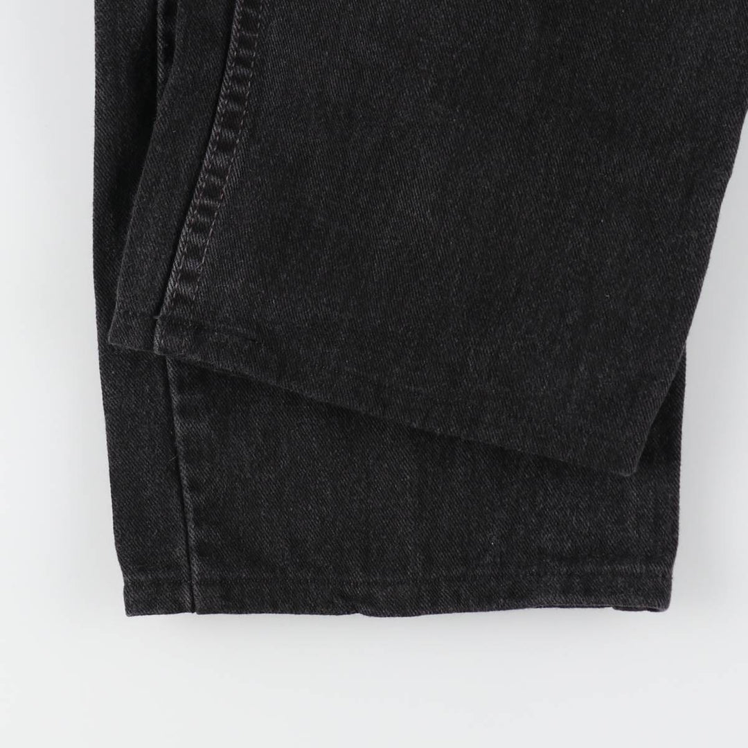 00'S Levi's 550 Relaxed Fit Black Denim Tapered Denim Pants Made in USA Men's W36 /evb008742