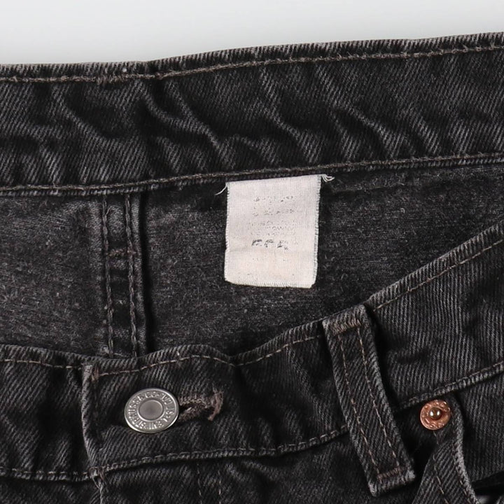 00'S Levi's 505 Black Denim Tapered Denim Pants Made in Canada Men's W36 equivalent /evb008751