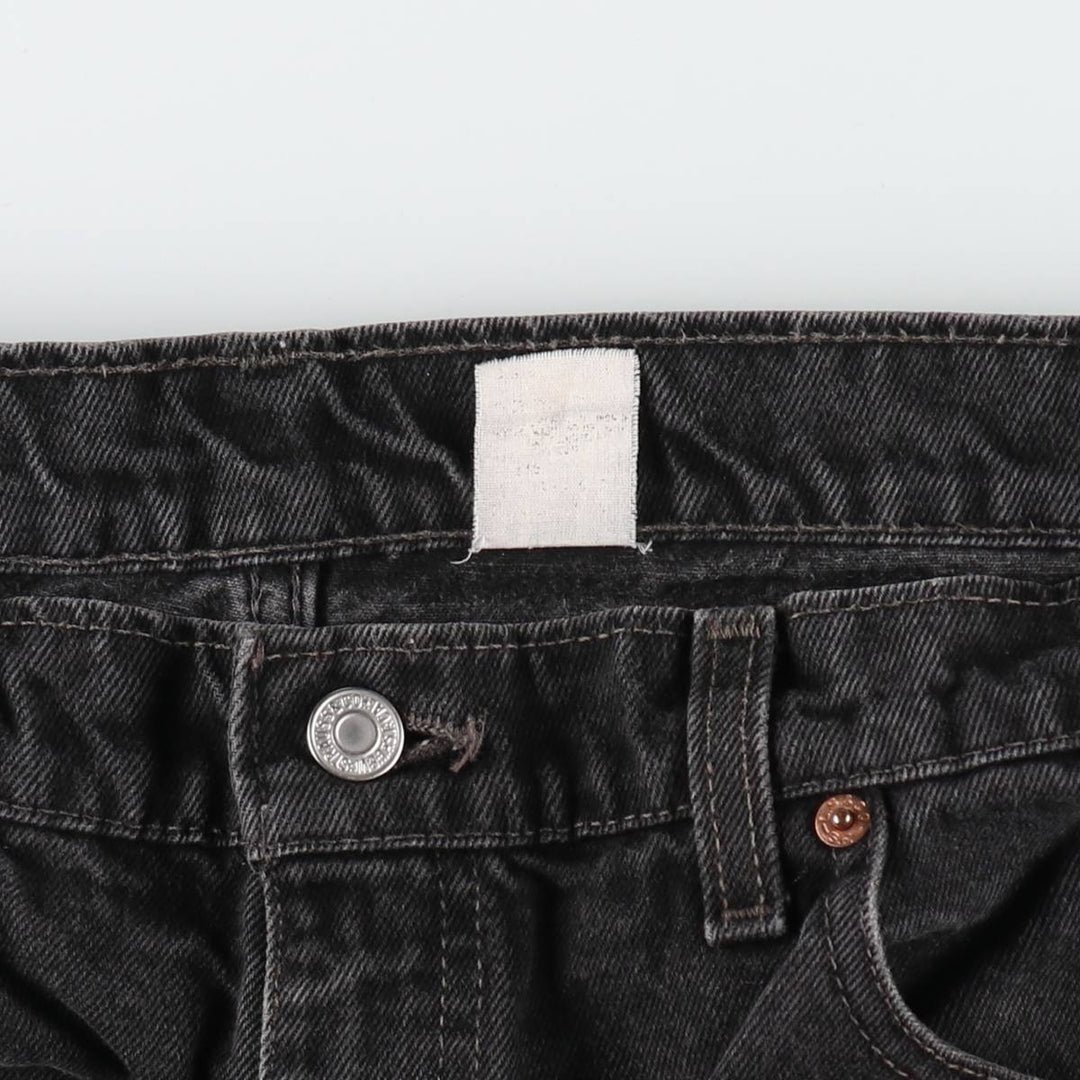 00'S Levi's 505 Black Denim Tapered Denim Pants Made in Canada Men's W36 equivalent /evb008751