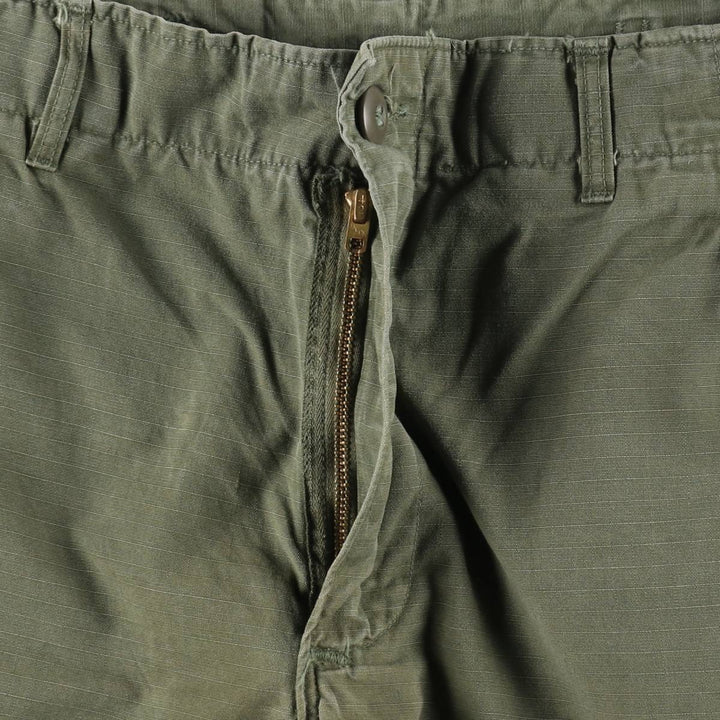 60'S US military genuine jungle fatigue pants 5th military cargo pants made in USA men's w29 equivalent vintage /evb008784