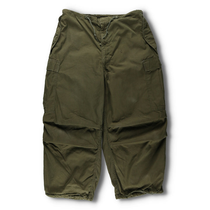 1950'S US military genuine M-51 Arctic overpants with liner, military cargo pants, made in USA, MEDIUM, men's size W34 equivalent /evb008786