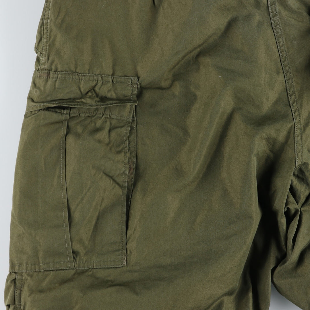 1950'S US military genuine M-51 Arctic overpants with liner, military cargo pants, made in USA, MEDIUM, men's size W34 equivalent /evb008786