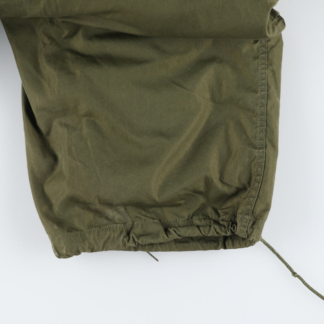 1950'S US military genuine M-51 Arctic overpants with liner, military cargo pants, made in USA, MEDIUM, men's size W34 equivalent /evb008786