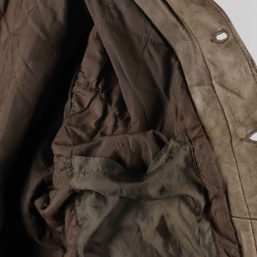 90'S Levi's LEVI STRAUSS AND CO. Euro Model Trucker Jacket Leather Jacket Men's L Size Vintage /evb008789