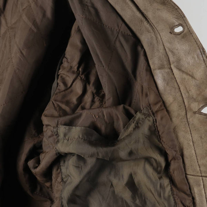 90'S Levi's LEVI STRAUSS AND CO. Euro Model Trucker Jacket Leather Jacket Men's L Size Vintage /evb008789