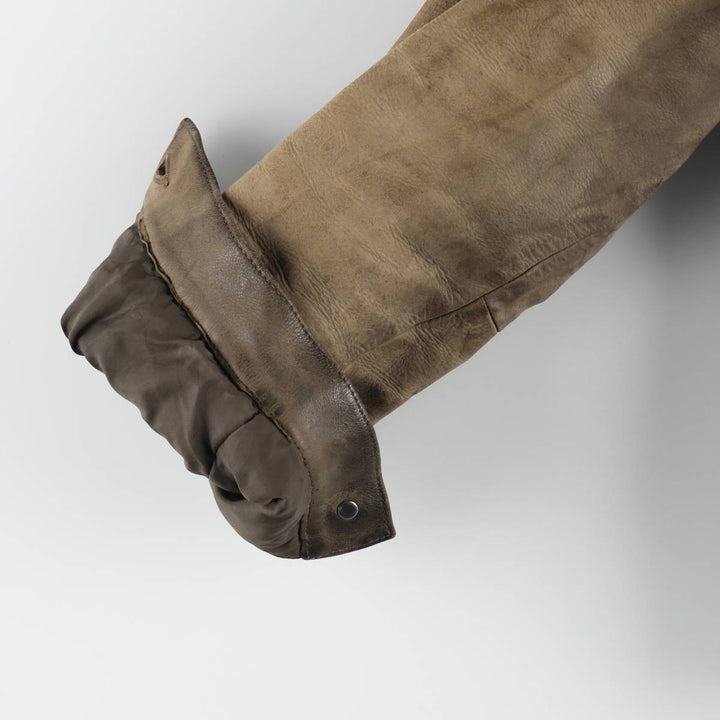 90'S Levi's LEVI STRAUSS AND CO. Euro Model Trucker Jacket Leather Jacket Men's L Size Vintage /evb008789