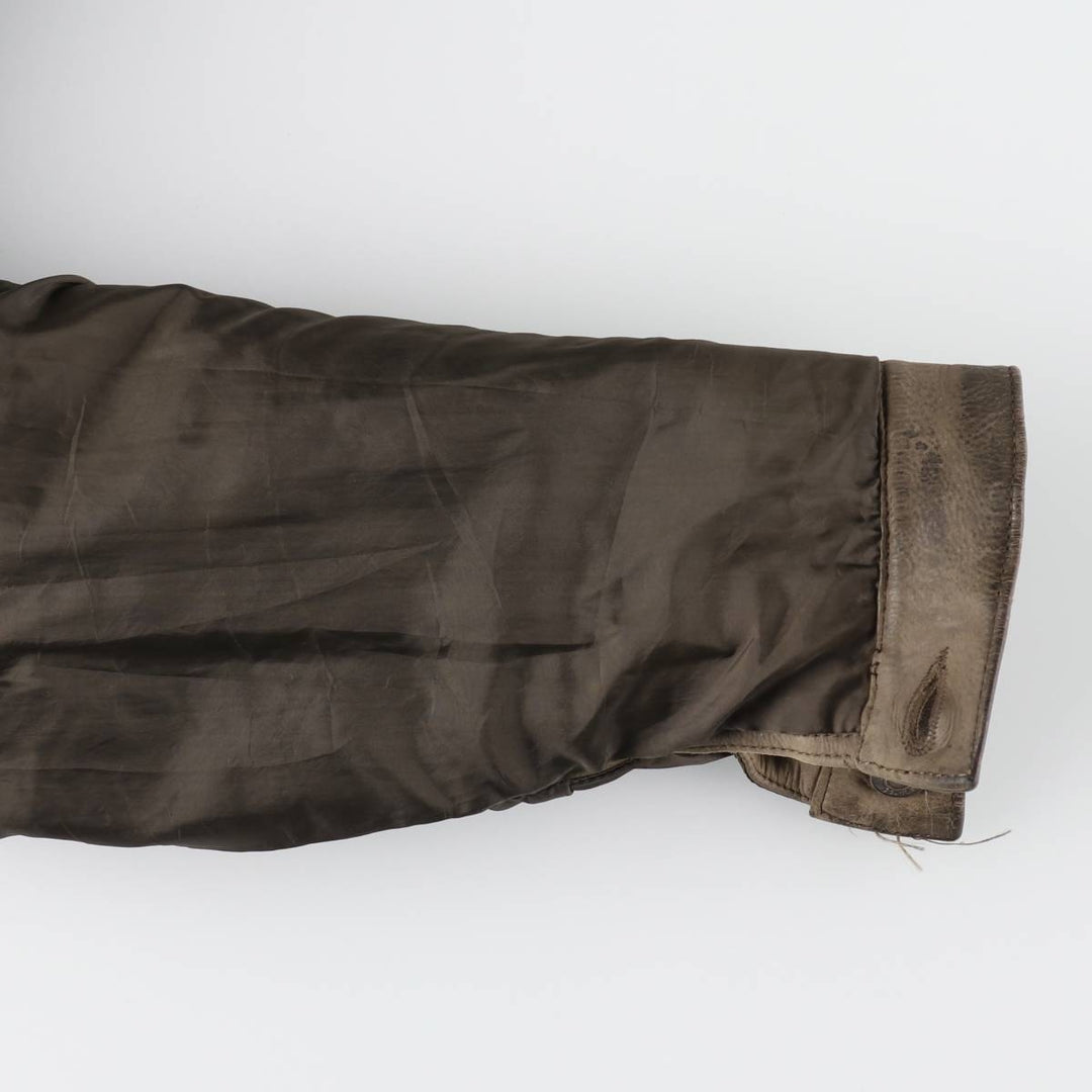 90'S Levi's LEVI STRAUSS AND CO. Euro Model Trucker Jacket Leather Jacket Men's L Size Vintage /evb008789