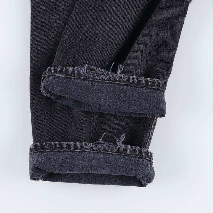 90s~00'S Levi's 501 yarn-dyed black denim straight denim pants for men, size W36 /evb008822