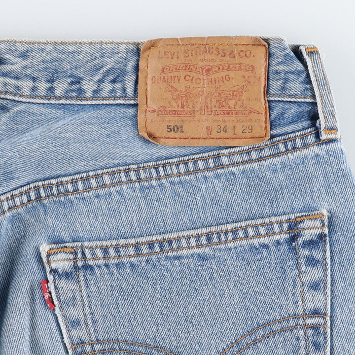 90'S Levi's 501-0193 Straight Denim Pants Made in USA Men's W34 Vintage /evb008828