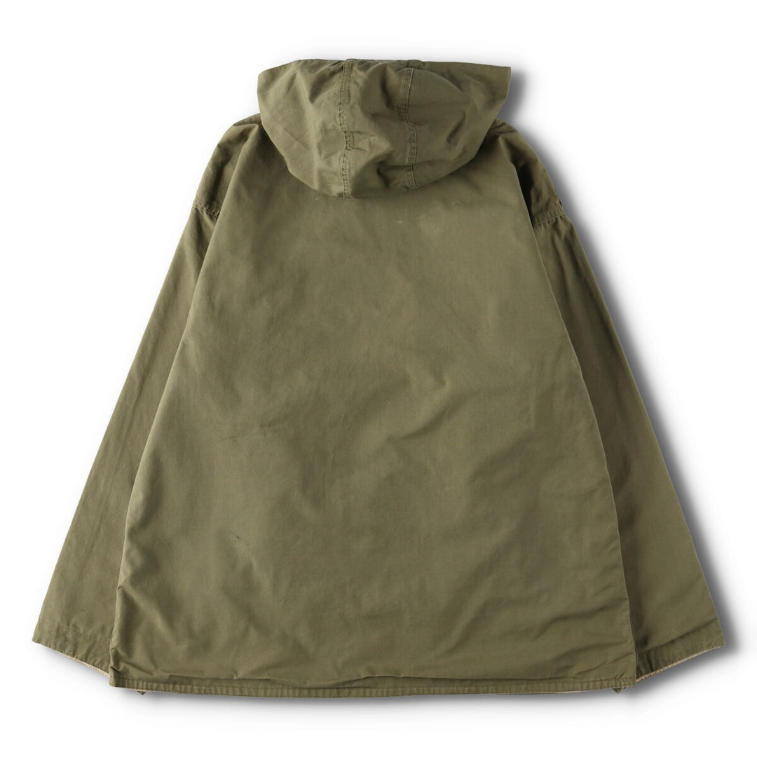 1940'S US Military genuine mountain troops pullover snow parka, reversible, made in USA, men's size S, vintage unclear Khaki type sage green Vintage Second Hand