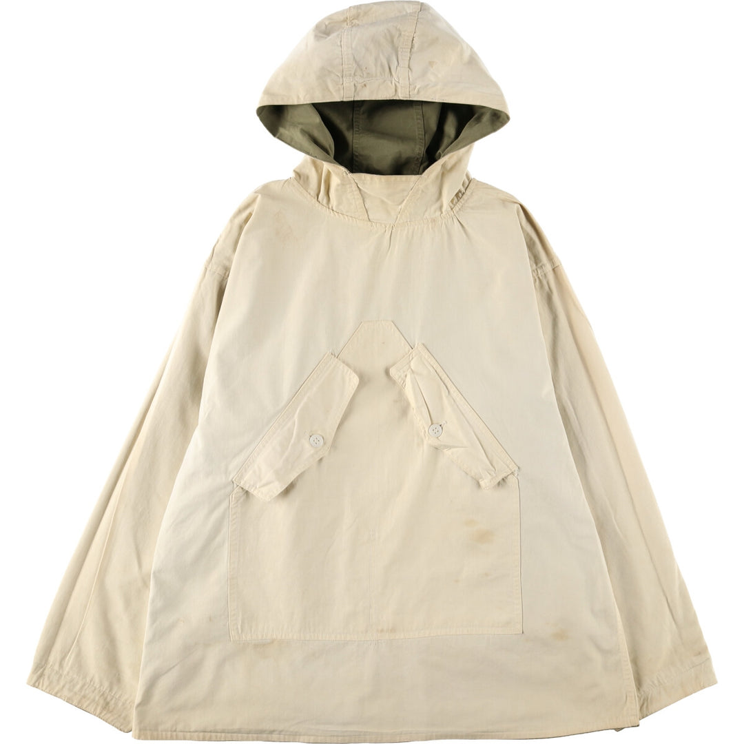 1940'S US Military genuine mountain troops pullover snow parka, reversible, made in USA, men's size S, vintage unclear Khaki type sage green Vintage Second Hand