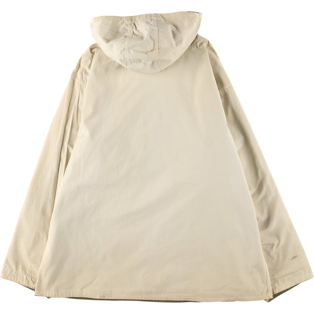 1940'S US Military genuine mountain troops pullover snow parka, reversible, made in USA, men's size S, vintage unclear Khaki type sage green Vintage Second Hand