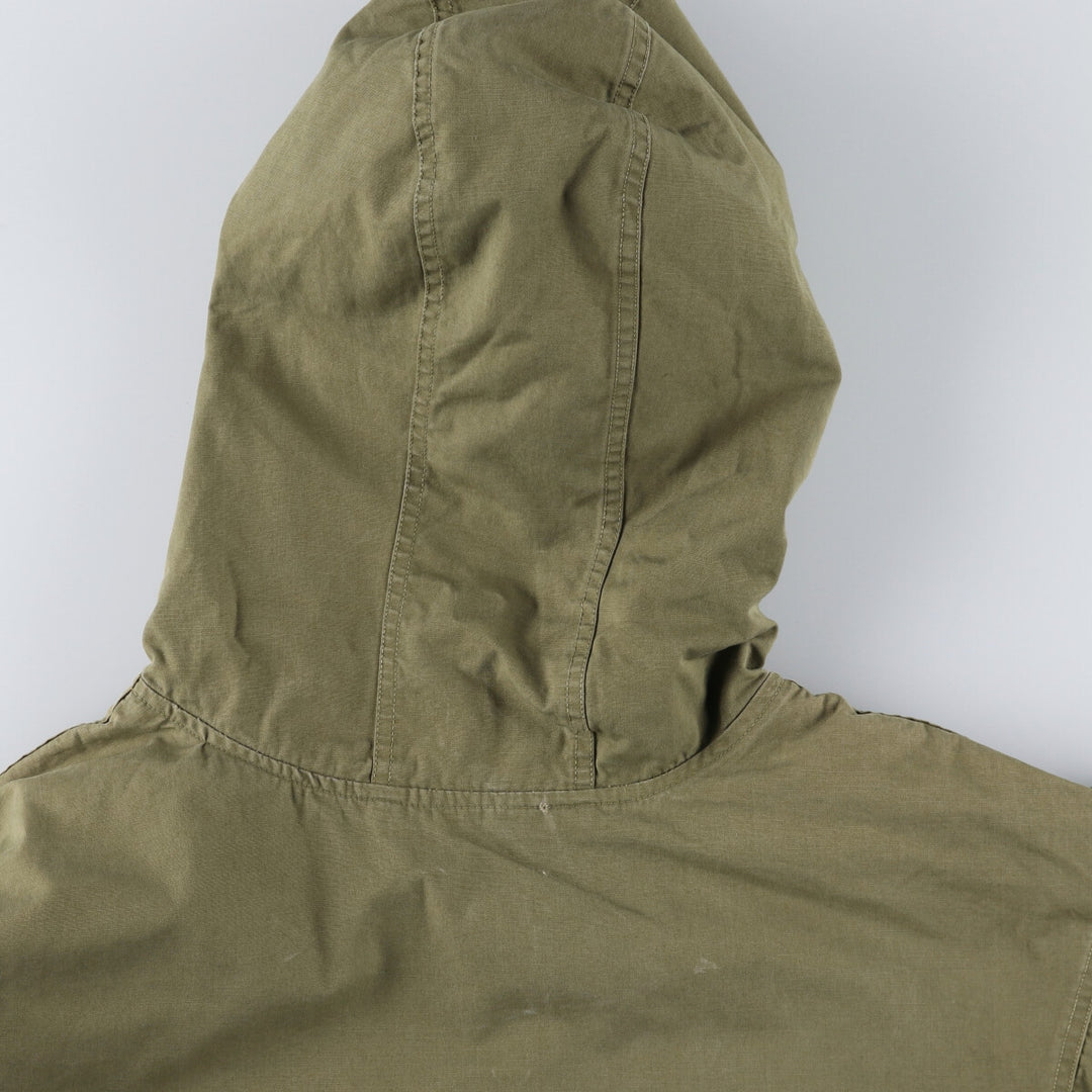 1940'S US Military genuine mountain troops pullover snow parka, reversible, made in USA, men's size S, vintage unclear Khaki type sage green Vintage Second Hand
