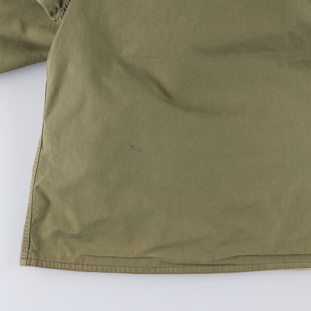 1940'S US Military genuine mountain troops pullover snow parka, reversible, made in USA, men's size S, vintage unclear Khaki type sage green Vintage Second Hand