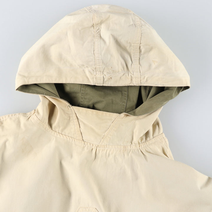 1940'S US Military genuine mountain troops pullover snow parka, reversible, made in USA, men's size S, vintage unclear Khaki type sage green Vintage Second Hand