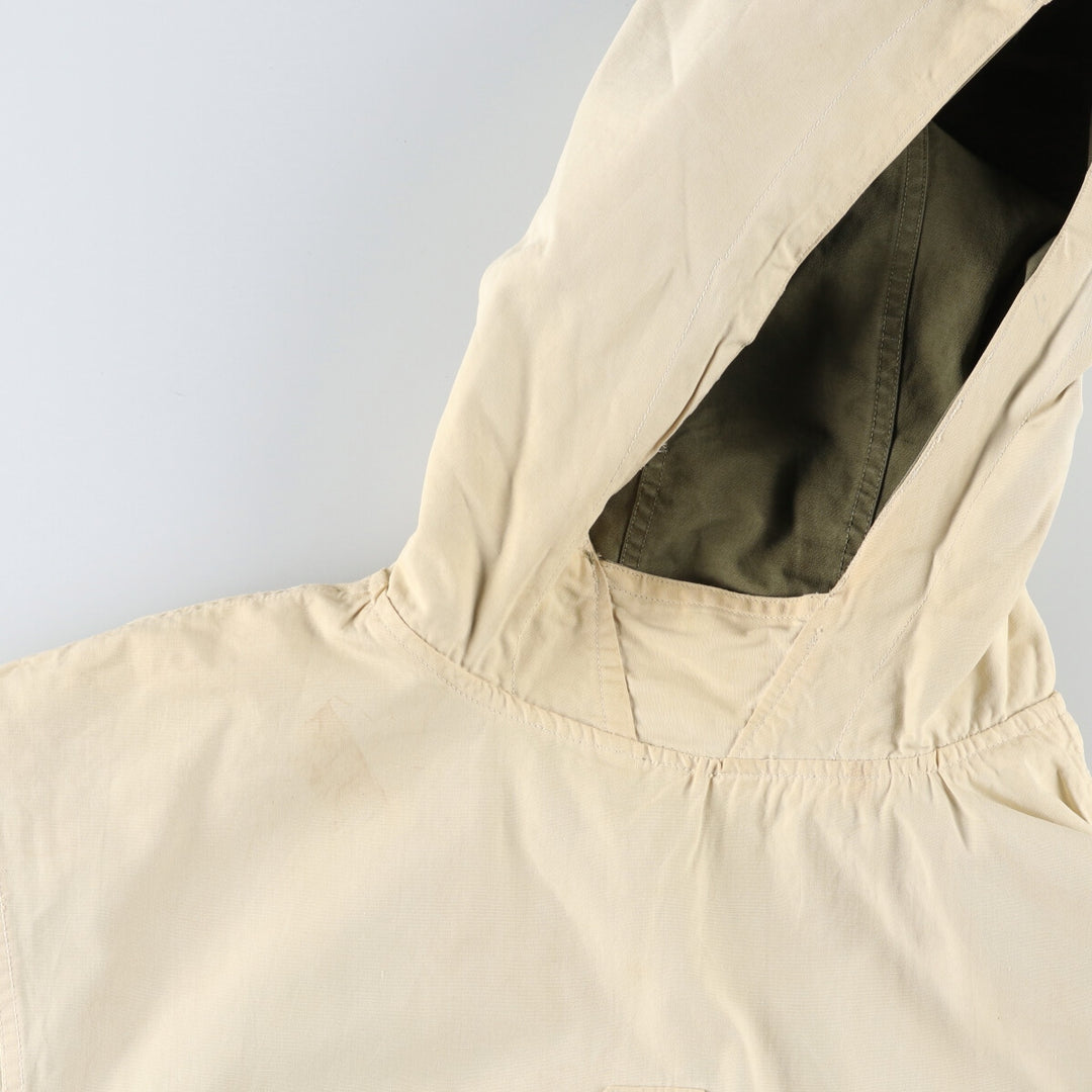 1940'S US Military genuine mountain troops pullover snow parka, reversible, made in USA, men's size S, vintage unclear Khaki type sage green Vintage Second Hand