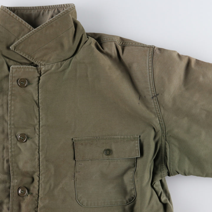 80'S US military A-2 military deck jacket made in USA, X-LARGE (46-48), equivalent to men's XL, vintage /evb008961