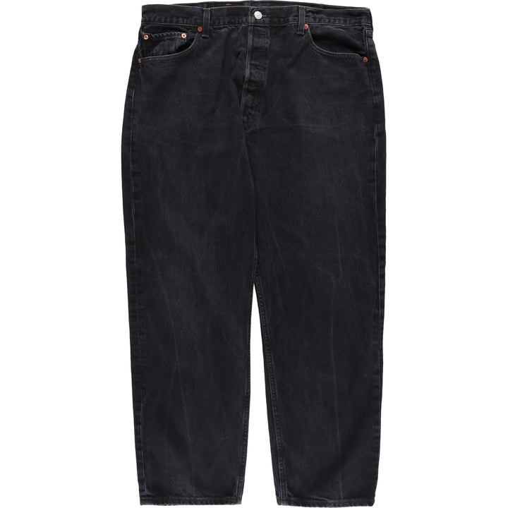 Big size 00'S Levi's 501 black denim straight denim pants for men, equivalent to W40/evb008982