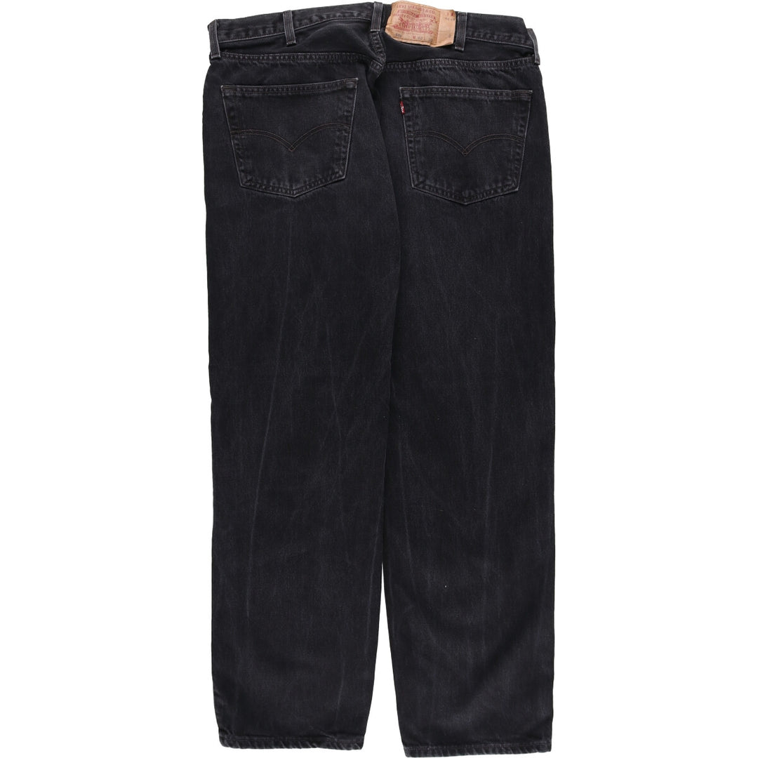 Big size 00'S Levi's 501 black denim straight denim pants for men, equivalent to W40/evb008982