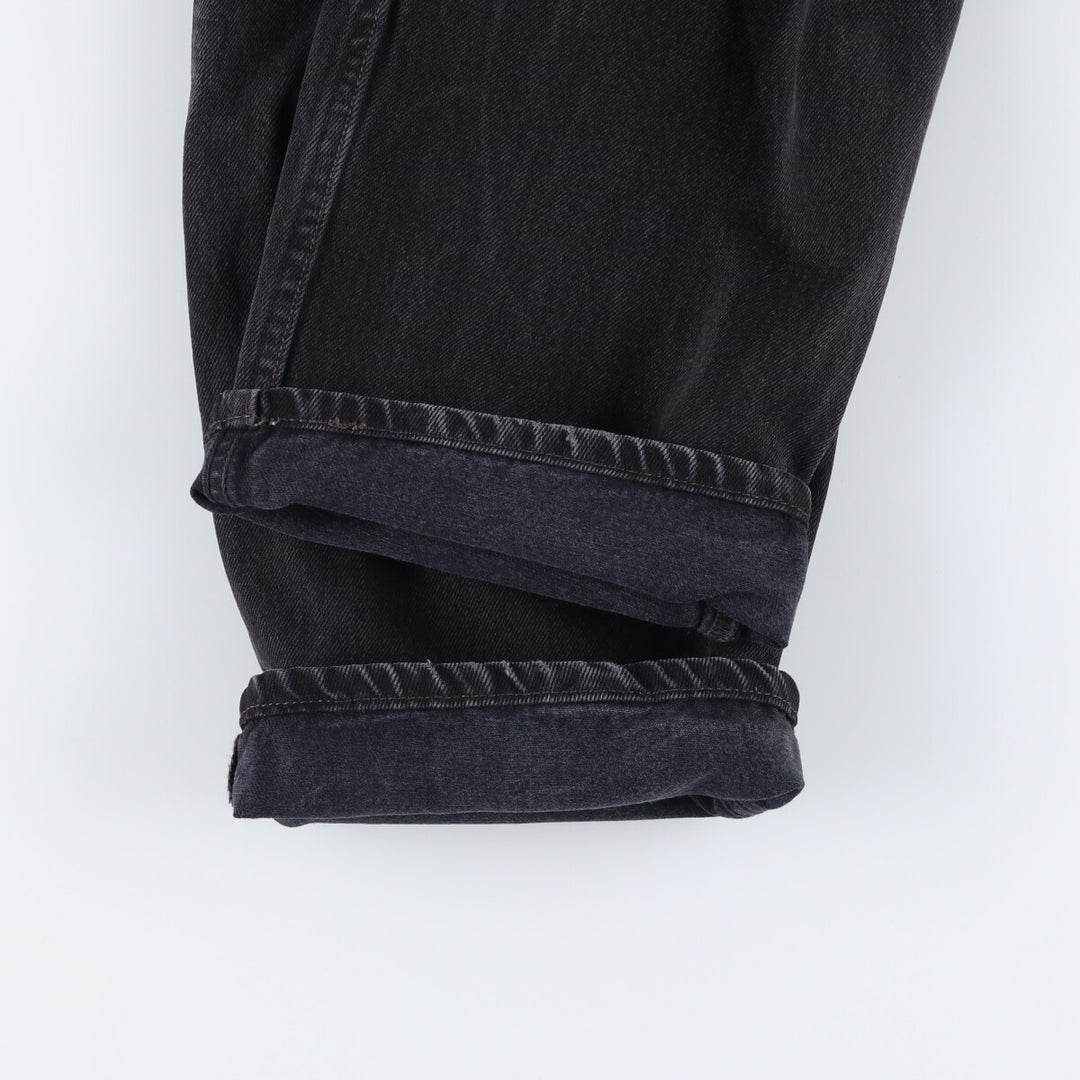 Big size 00'S Levi's 501 black denim straight denim pants for men, equivalent to W40/evb008982